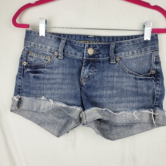American Eagle Womens Cut Off Denim Jean Shorts - Picture 5 of 8